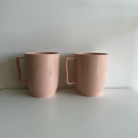 Vintage Gothamware 2 Cups & 5 Divided Plates Set of 7 MCM Made in USA - Picture 3 of 16